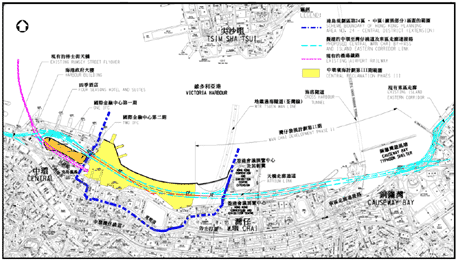 Figure 1 - Proposed CWB and IEC Link from Rumsey Street Flyover to Causeway Bay.